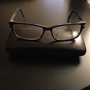 Cole Haan CH 994 Blk Horn Prescription Eyeglasses